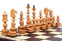 チェスセット The Alcazar Chess Set an Unique Hand Crafted Wood Chess Pieces with a 5 i...