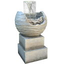 K[f  CeA u^  ̃IuWF EH[^[tH[t@Ee EasyGoProducts Vortex Rock Water Fountain with 6 LED Lights - Fiberglass Resin - Outdoor or Indoor Use - 2 Lights - Large 36h Tall X 21h Wide ysAiz