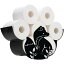 ĤͤΥȥåȥڡѡۥ  ƥꥢ ڡѡۥ ȥåȥڡѡ  ĥ Fox Toilet Paper Storage Holder, Cute Animal Art Decor Toilet Paper Holder Stand, Metal Wall Mount Bathroom Tissue 8 Rolls H ¹͢ʡ