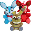 FNAF 5ナイツ FNAF Plushies 7inch FNAF Plushies Set Stuffed Animals Plush Toys - Foxy The Pirate and Bonnie, Foxy Plush Bonnie Plush Christmas Stuffed Plush Kids Toy 【並行輸入品】