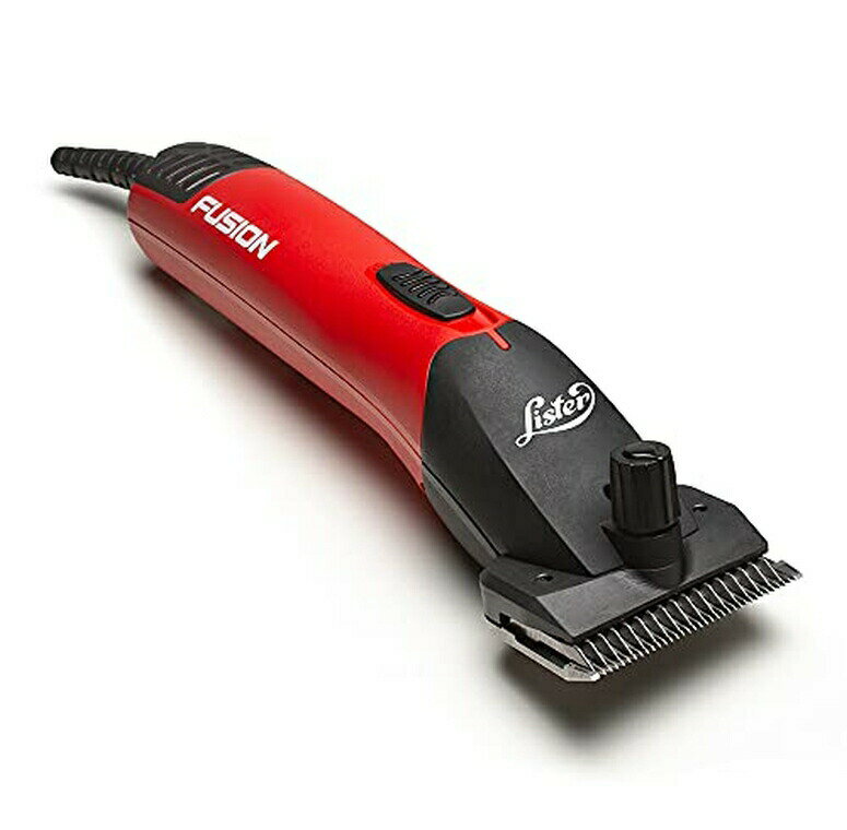 ƒ{poJ nAArAƒ{̃g~O WAHL Lister Fusion Large Animal Clipper with Fine Blade for Horses, Cattle, Goats, Alpacas, and Livestock (No.258-40720),Red ysAiz