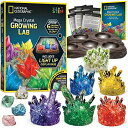 ナショナルジオグラフィック 水晶 ライトアップセット NATIONAL GEOGRAPHIC Mega Crystal Growing Lab Grow 6 Vibrant Crystals Fast (3-4 Days), with Light-Up Display Stand, Learning Guide, 4 Genuine Crystal Specimens, an Amazon Excl 【並行輸入品】