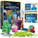 ナショナルジオグラフィック アメージングケミストリーセット NATIONAL GEOGRAPHIC Amazing Chemistry Set - Mega Chemistry Kit with Over 15 Science Experiments, Make Glowing Worms, a Crystal Tree, Fizzy Solutions, and More, Great STEM G 【並行輸入品】