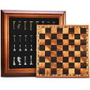 チェスセット AMEROUS 14 inches Wooden Chess Set with Metal Chess Pieces / 2.5'' King / Storage for Chessmen / Gift Package / Instructions / Classic Board Game 【並行輸入品】