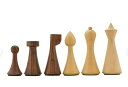 デニッシュ チェス コマのみ Hastha Kalalu | Reproduced Hermann Ohme/ Danish Modern/ Minimalist Style, Sheesham Wood, King 3.75" Weighted Chess Pieces (32 Pieces) 【並行輸入品】