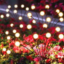 ホタルライト ガーデンライトLEDソーラーライト ソーラーパワー Solar Powered Firefly Lights,Starburst Swaying Solar Lights,Solar Garden Lights Decorative,Solar Outdoor Lights,for Yard Patio Landscape Decorative Christmas Gifts,Warm W 【並行輸入品】