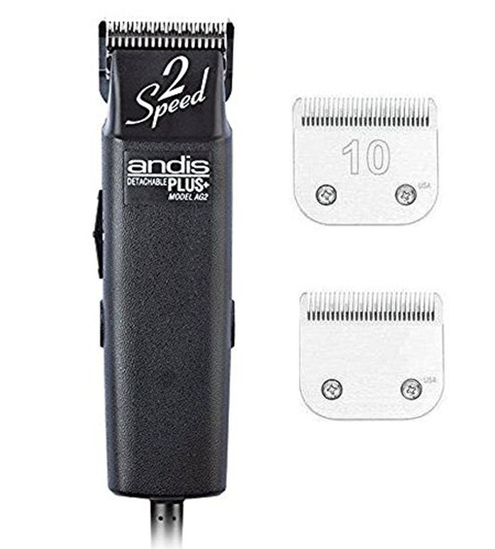 ybg oJ Andis ProClip AG2 2-Speed Detachable Blade Clipper, Professional Animal Grooming, AG-2 (22215) Plus an Extra Blade ysAiz