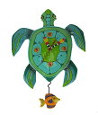 アレン デザイン 振り子時計 亀 Allen Designs P1858 Whimsical Turtle Pendulum Wall Clock Sup Dude? 【並行輸入品】(3)