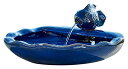 K[f  CeA u^  ̃IuWF EH[^[tH[t@Ee Smart Solar 21372R01 Ceramic Solar Koi Fountain, Blue Glazed Finish, Powered by an Included Solar Panel that Operates an Integral Low Voltage Pump ysAiz