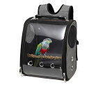 インコ 小鳥 バード トラベルキャリアー Bird Parrot Backpack Carrier Travel Bag with Perch Stand fo...