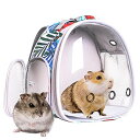 CR  o[h gxLA[ Guinea Pig Carrier, Guinea Pig Backpack with Clear Bubble Window (Multicolor, Backpack) ysAiz