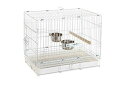 CR  o[h gxLA[ Prevue Pet Products Travel Bird Cage 1305 White, 20-Inch by 12-1/2-Inch by 15-1/2-Inch ysAiz