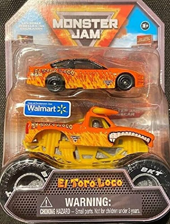 ホットウィール モンスタートラック Hot Wheels 2022 - Monster Jam - El Toro Loco - with car 【並行輸入品】