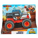 ホットウィール モンスタートラック Hot Wheels Bone Shaker Monster Truck Double Troubles 1:24 Scale?Transforming Trucks Ages 3 to?5 【並行輸入品】