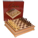 チェスセット Helen Chess Inlaid Wood Board Game Set with Weighted Wooden Pieces, Large 15 x 15 Inch 【並行輸入品】