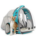 CR  o[h gxLA[ Back Expandable Cat Backpack Carrier, Fit up to 12 lbs, Space Capsule Bubble Window Pet Carrier Backpack for Cat and Small Puppy ysAiz