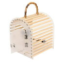 インコ 小鳥 バード トラベルキャリアー Pssopp Portable Bird Cages, Clear View Bird Carrying Cage Hand Held Travel Birdcage with Perch for Small Bird Lightweight Bird Carrier 【並行輸入品】