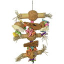 CR  o[h gxLA[ Prevue Pet Products Physical & Mental Bodacious Bites Bamboo Shoots Bird Toy 62474 ysAiz