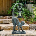 ガーデンライトLEDソーラーライト ソーラーパワー IVCOOLE Resin Monkey Statue with Solar Light - Whimsical Garden Decor, Good Luck Gifts for Women,Outdoor Statues Yard Decor for Patio,Porch,Home - Unique Housewarming Gifts 【並行輸入品】