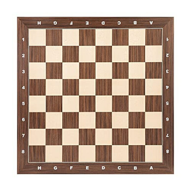 チェスセット Woodronic 19 Professional Wood Chess Board, Tournament Chess Board with 2.0 Squares, Ideal Gift for Chess Players 【並行輸入品】