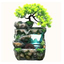 卓上 噴水 滝のオブジェ テーブルトップファウンテン インテリア噴水 Rockery Stream Tabletop Fountain, Zen Meditation Indoor Waterfall Feature with Automatic Pump and Switch, Desktop Fountain for Home Office Bedroom Decoration (C) Multicolor