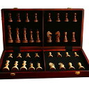 チェスセット 20" Extra Large Solid Walnut Wooden Chess Set with 2 Extra Queen Pieces - King Height 4.25''