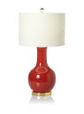 サファヴィヤ safavieh テーブルランプ サファビヤ サファヴィア SAFAVIEH Lighting Collection Paris Modern Red Ceramic 28-inch Bedroom Living Room Home Office Desk Nightstand Table Lamp (LED Bulb Included) 【並行輸入品】