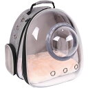 CR  o[h gxLA[ ORIZZP Front Extension Cat Backpack Carrier, Pet Travel Backpack for Kitten and Small Dogs, Clear Bubble Window Space Capsule Astronaut Liked Portable Vet Visit Book Bag Airline Approved ysAiz