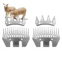 ƒ{poJ r YAZIYIR Sheep Grooming Clippers Replacement Blades Compatible with Oster/Lister/Heiniger/GDJOB/BEETRO/Dragro/TAKEKIT Sheep Clippers for Thick Coat Animals,Made of Stainless Steel (13 Tooth(2 PCS)) ysAiz