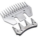 ƒ{poJ r FUYUAN Sheep Shears Blades Straight Replacement 13-Tooth Electric Sheep Scissors, Universal Replacement Blades ysAiz