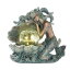  ʮ Υ֥ ơ֥ȥåץեƥ ƥꥢʮ TERESA'S COLLECTIONS Mermaid Garden Sculptures &Statues, Outdoor Mermaid Decor, Solar Garden Fairy Decor, Bronze Patina Garden Figurines for Patio Pool Fountain Deco ¹͢ʡ