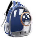 楽天MJ-MARKETインコ 小鳥 バード トラベルキャリアー Pet Backpack Carrier Small Puppy Bunny Kitten Airline Approved Space Capsule Bubble Transparent Sightseeing Backpack Birds Travel Cage for Hiking Walking Outdoor 【並行輸入品】