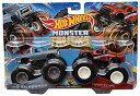 ホットウィール モンスタートラック Hot Wheels Monster Trucks Silverado VS F 150 Raptor 【並行輸入品】