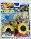 ホットウィール モンスタートラック Hot Wheels Monster Trucks - MEGA WREX - Champion Crashers 1/6 - Gold - 2023 Mix 2 【並行輸入品】 1