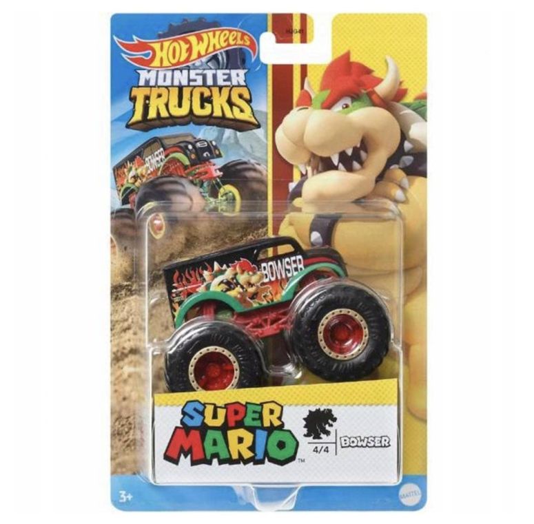 ホットウィール モンスタートラック Hot Wheels Monster Trucks Bowser - Super Mario Series 4/4 【並行輸入品】