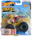 ホットウィール モンスタートラック Hot Wheels Monster Trucks Buns of Steel, Plus Connect and Crash Car 【並行輸入品】
