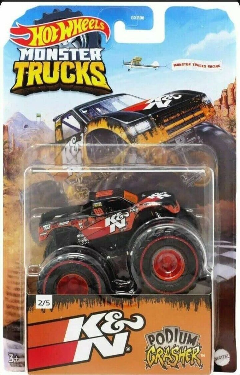 ホットウィール モンスタートラック Hot Wheels 2020 Monster Trucks Racing Series Complete Set 5 Diecast Giant Wheels Vehicles from GXG96-999A Release 【並行輸入品】 3