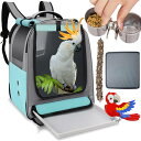 インコ 小鳥 バード トラベルキャリアー Bird Backpack Carrier Travel cage for Cockatiel, Parrot Car...