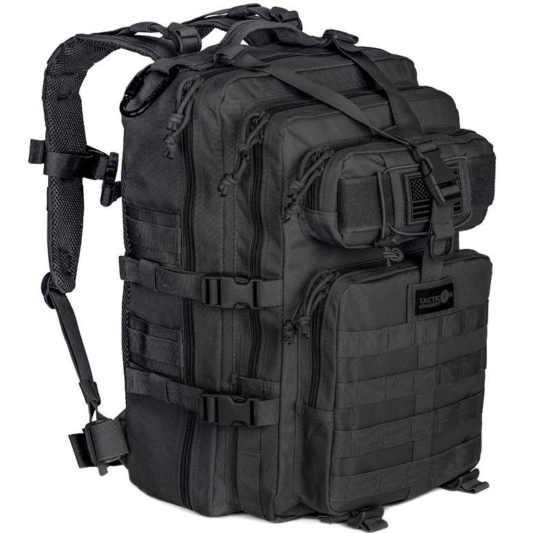 インコ 小鳥 バード トラベルキャリアー 24BattlePack Tactical Backpack | 1 to 3 Day Assault Pack | Combat Veteran Owned Company |40L Bug Out Bag (Black) 【並行輸入品】のサムネイル
