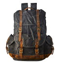 インコ 小鳥 バード トラベルキャリアー BRASS TACKS Leathercraft Heavy Duty Waxed Canvas Vintage Ba...