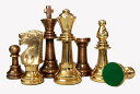 チェスセット StonKraft Collector Edition Brass Chess Pieces Pawns Chessmen Chess Coins Figurine Pieces (3" Staunton) 【並行輸入品】