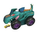 ホットウィール モンスタートラック Hot Wheels Monster Trucks Car Chompin' Mega-Wrex, Large Toy Monster Truck & Toy Car, Eats & Poops 1:64 Scale Vehicles, Lights & Sounds 【並行輸入品】
