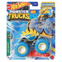 ホットウィール モンスタートラック Hot Wheels Monster Trucks Motosaurus (Yellow/Blue) 【並行輸入品】