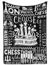 チェスセット Huglanket Chess Gifts for Chess Lovers, Flannel Blanket 50" x 65", Personalized Chess Gift for Birthday, Thanksgiving's Day, Christmast 【並行輸入品】