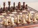 チェスセット Beautiful Handcrafted Wooden Chess Set with Wooden Board and Handcrafted Chess Pieces - Gift idea Products (16" (40 cm) ORN) 【並行輸入品】