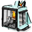インコ 小鳥 バード トラベルキャリアー Suertree Bird Carrier with Seat Belt for Car Travel, Bird B...
