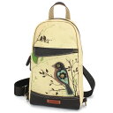 インコ 小鳥 バード トラベルキャリアー CHALA Canvas Sling Bag Women RFID Protected Canvas Crossbod...