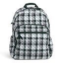 インコ 小鳥 バード トラベルキャリアー Vera Bradley Women's Cotton Campus Backpack, Kingbird Plaid...