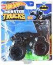 ホットウィール モンスタートラック Hot Wheels Monster Trucks Batman, Includes Crushed Car 【並行輸入品】