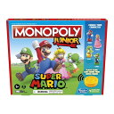 チェスセット Monopoly Junior Super Mario Edition Board Game, Fun Kids' Ages 5 and Up, Explore The Mushroom Kingdom as Mario, Peach, Yoshi, or Luigi (Amazon Exclusive) 【並行輸入品】